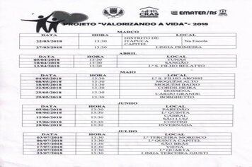 Projeto Valorizando a Vida –