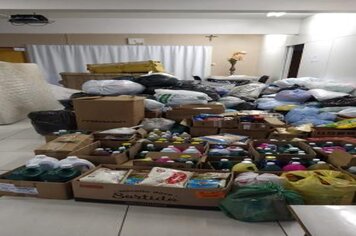 Cras entregou doações às famílias atingidas pela enchente