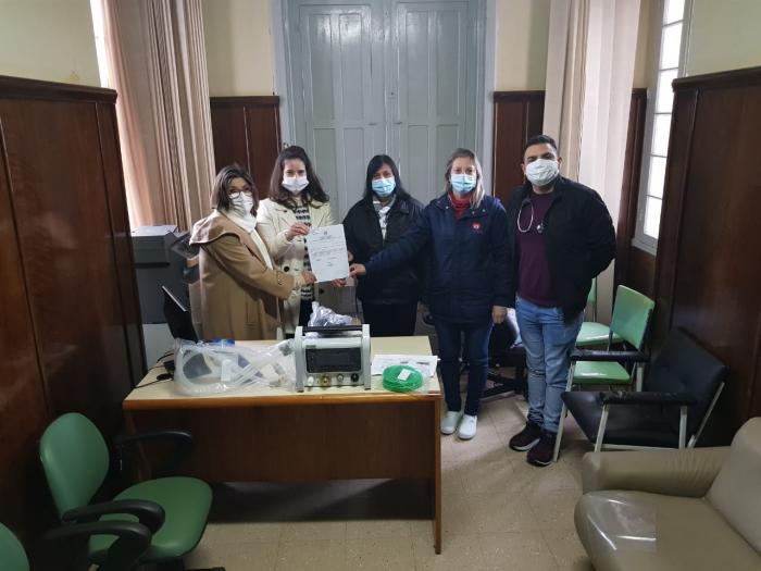 Administração conquista respirador para o hospital