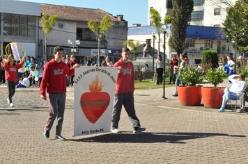 Foto - Caminhada Cívica em homenagem à Patria e aos 55 anos de Anta Gorda