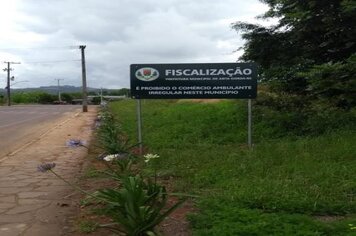 Com o objetivo de evitar o comércio ambulante irregular, avisos de fiscalização foram intensificados