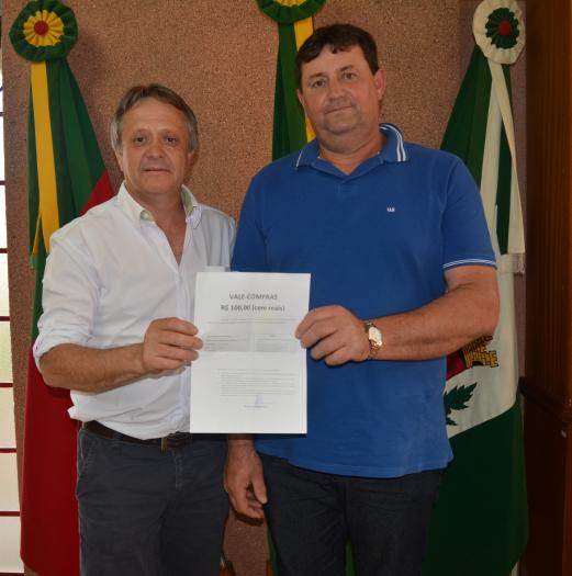 Ocorre mais uma entrega de premiação do Sorteio da Nota Fiscal Gaúcha 2018